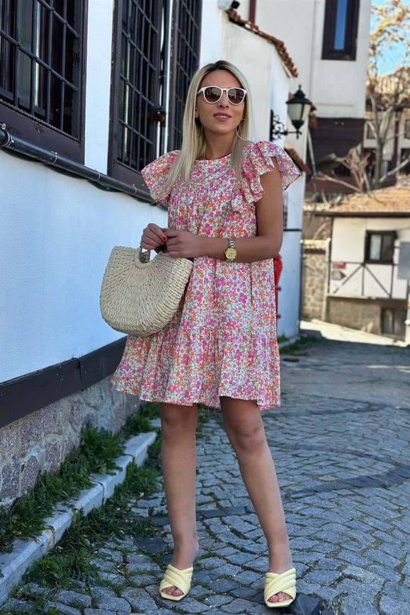 Marie Sırt Detaylı Elbise