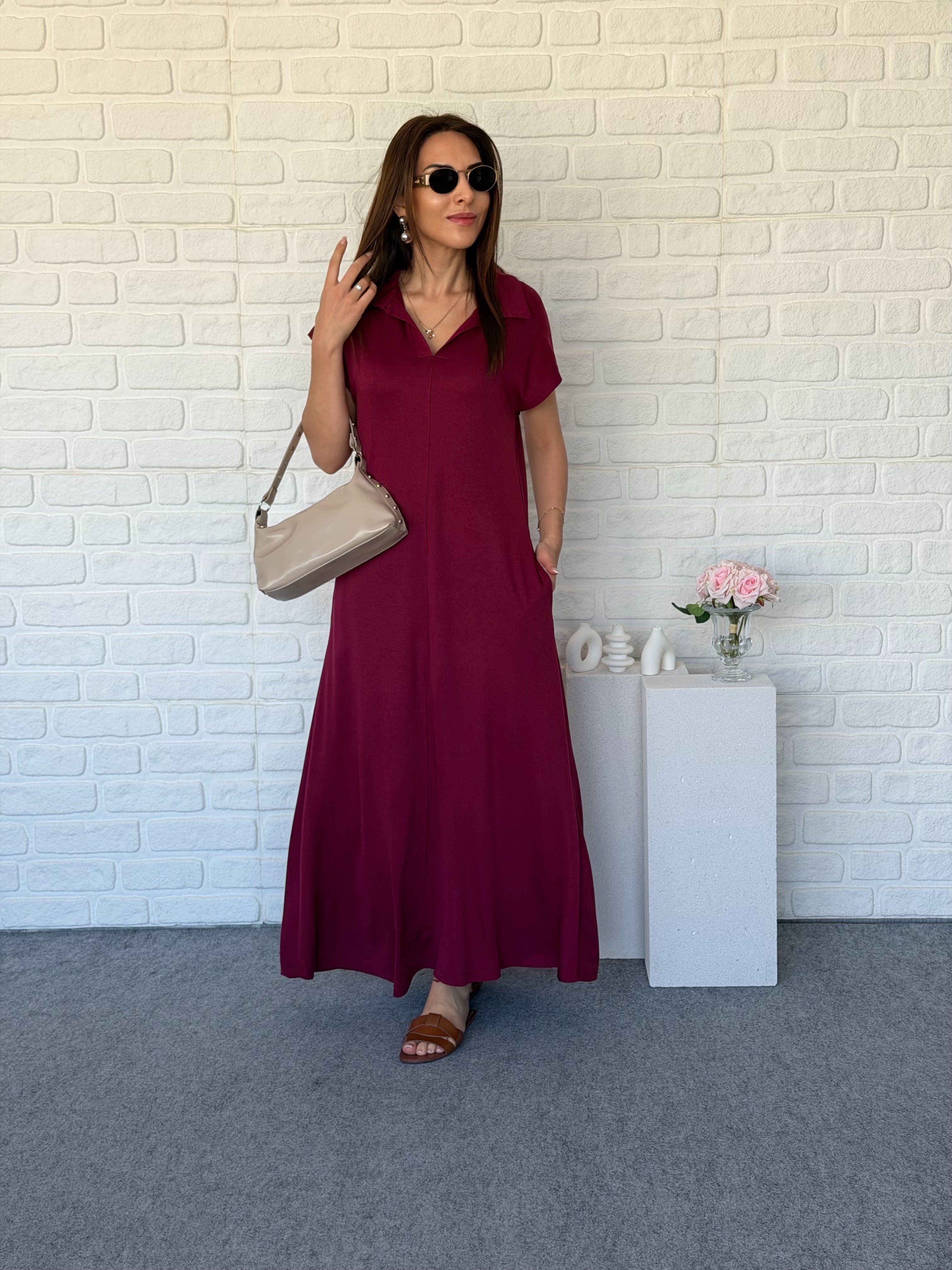 Maxi Boy Modal Elbise