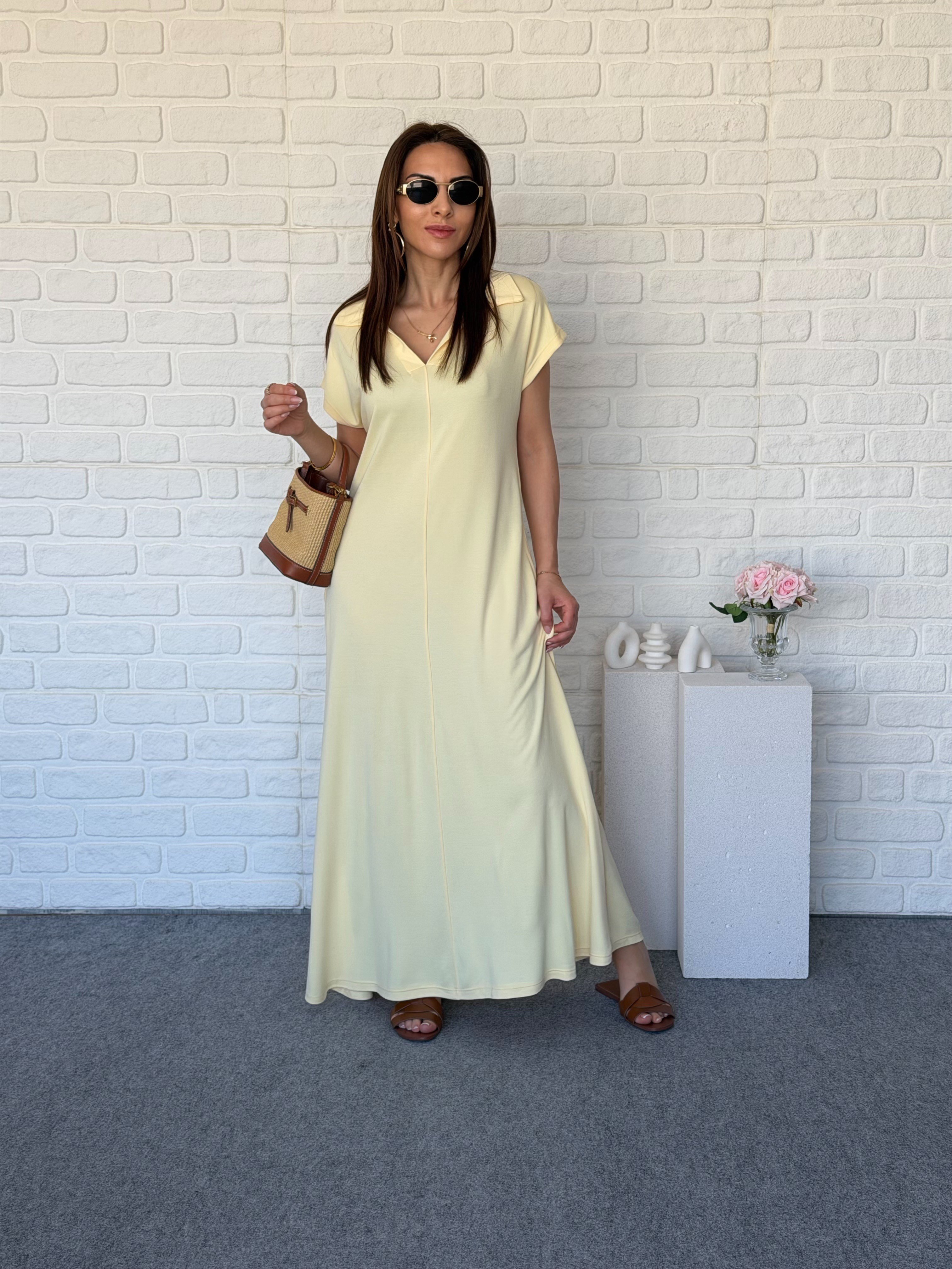 Maxi Boy Modal Elbise