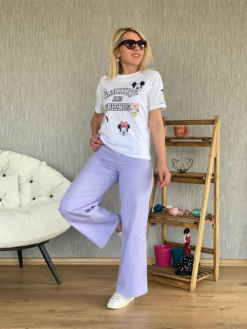 Mickey Tshirt Beyaz