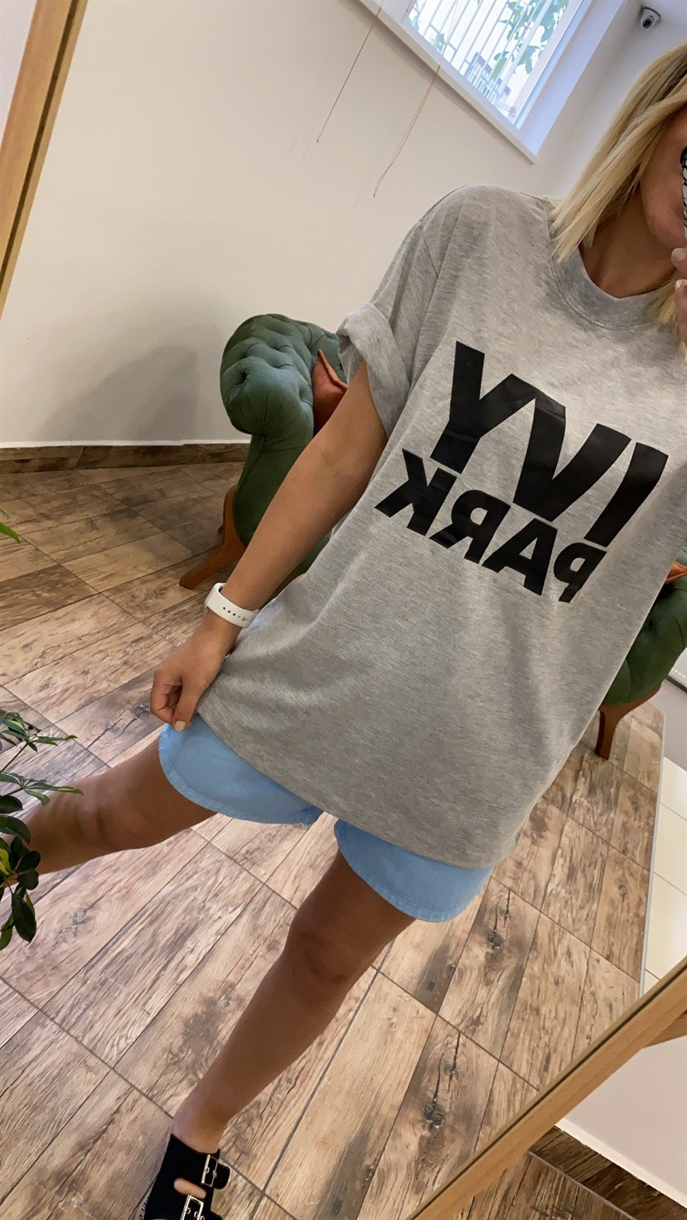 Orijinal Marka Gri Tshirt