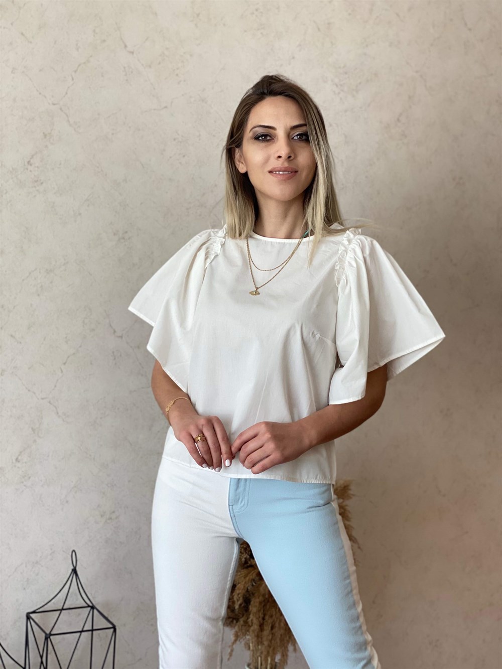 Orijinal Marka Poplin Bluz