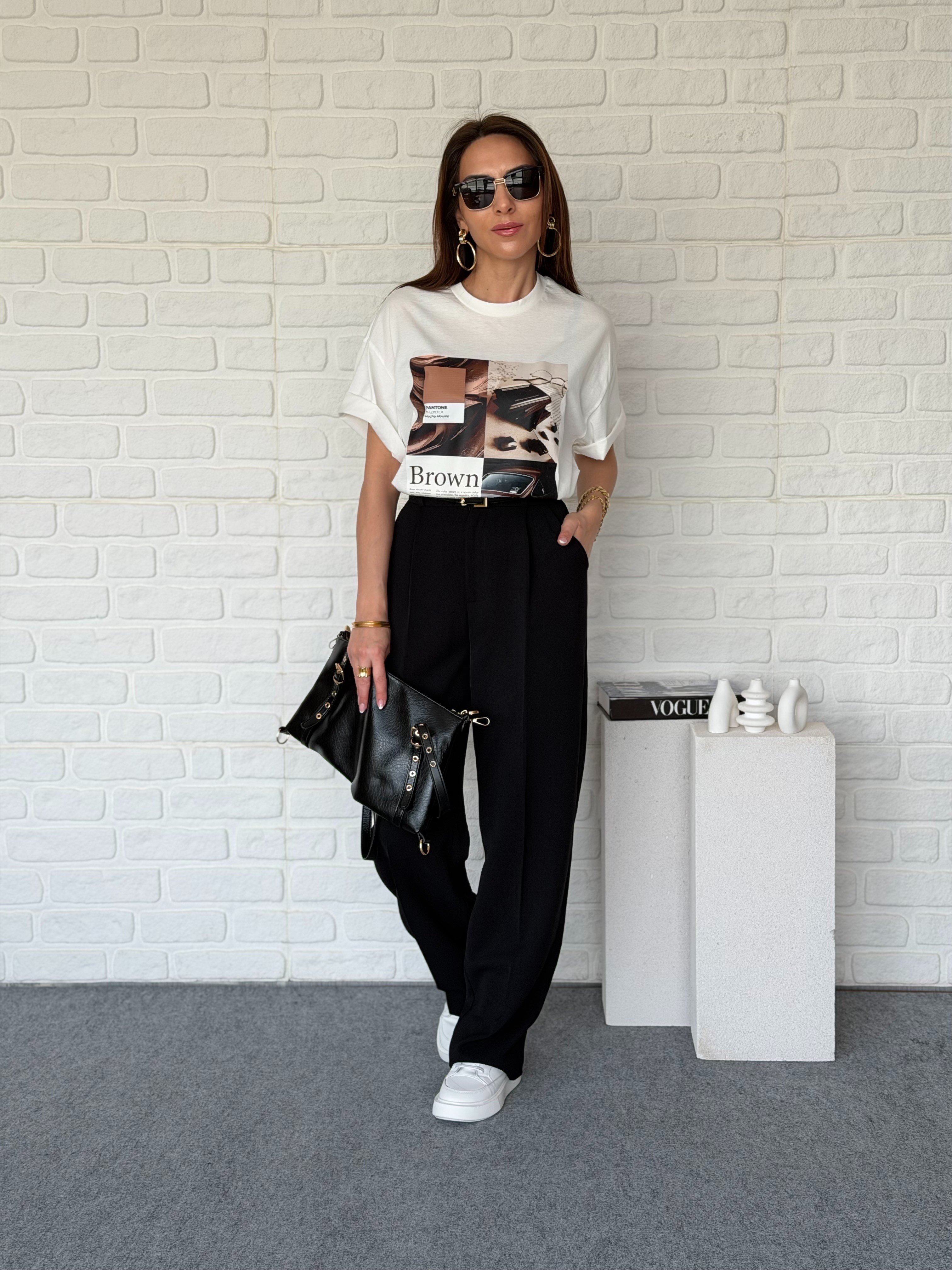 Palazzo Pantolon Siyah