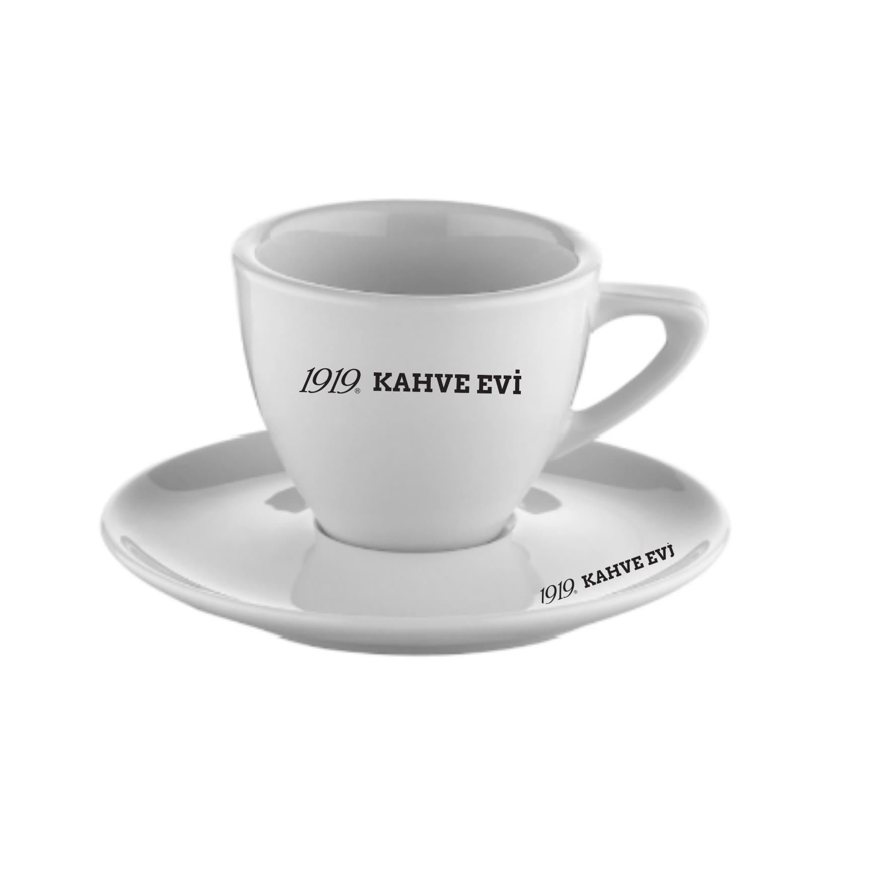 1919 KAHVE EVİ KPBNO02KT00 BUENO TABAKLI KAHVE FİNCANI 60cc (ESPRESSO)
