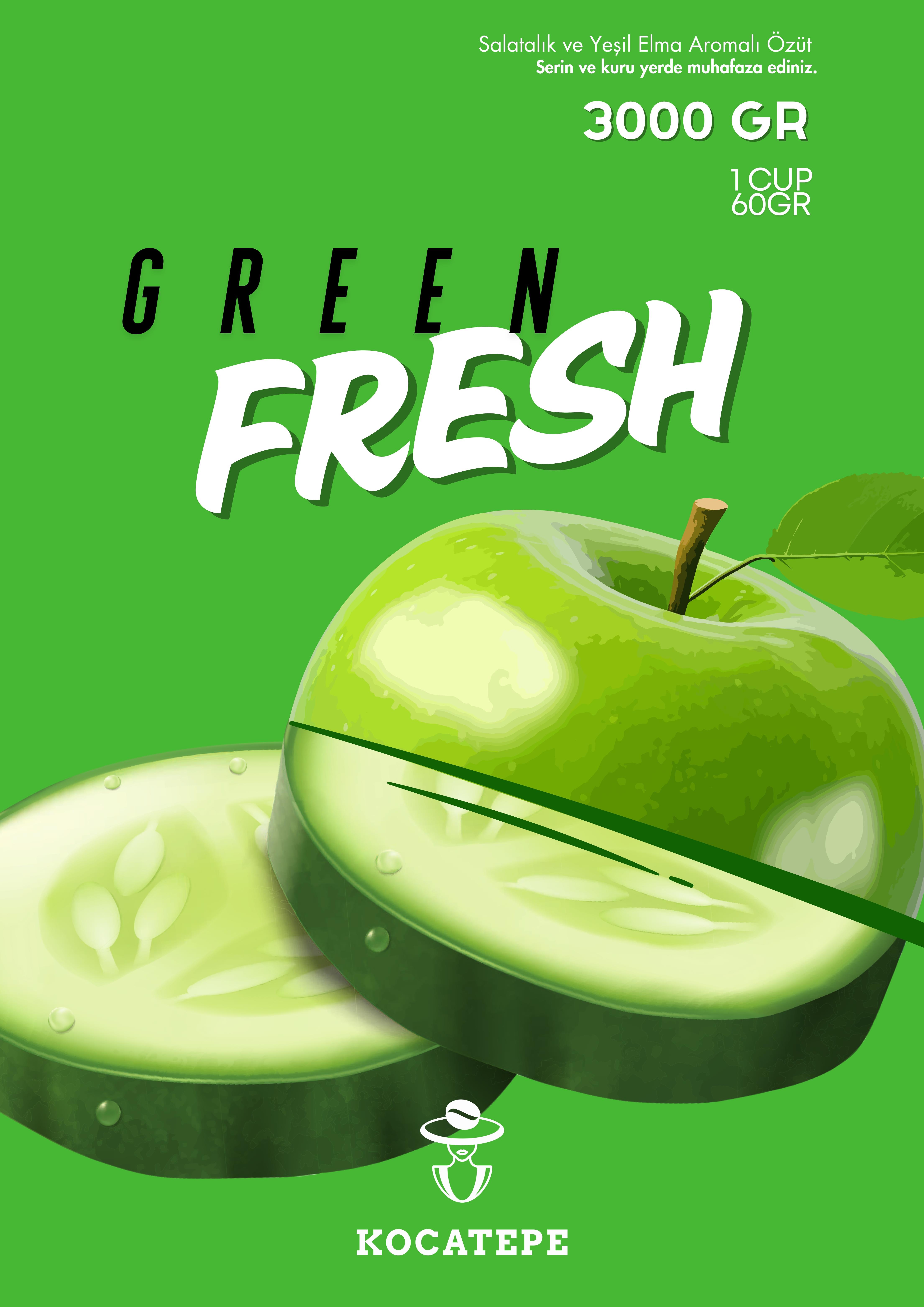 ÖZÜT-GREEN FRESH 3000 GR