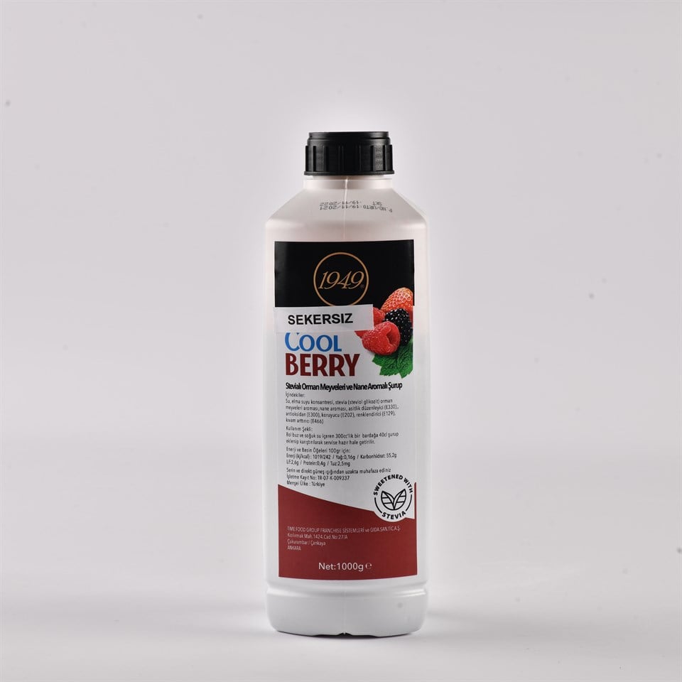 1000 GR COOL BERRY STEVIA