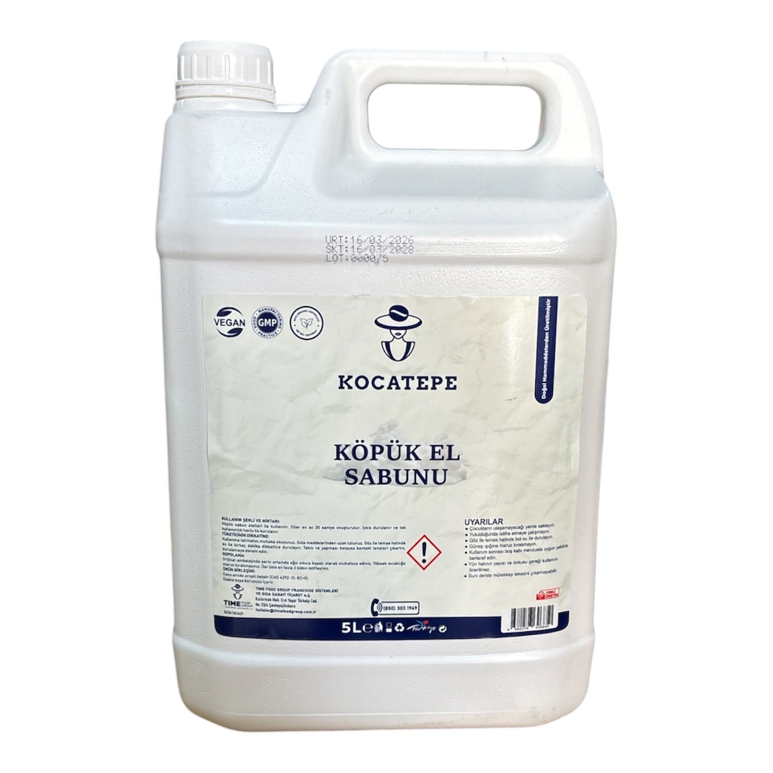 KOCATEPE KÖPÜK SABUN 5 LT