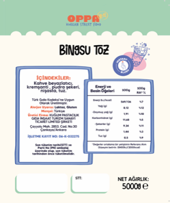 OPPA BINGSU TOZ 10 KG