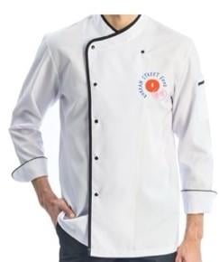 OPPA TEAM BEYAZ AŞÇI GÖMLEĞİ