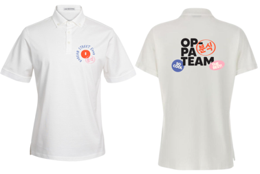 OPPA TEAM YAKALI TİŞÖRT