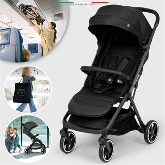 Elele Cabina Kabin Tipi Bebek Arabası Siyah
