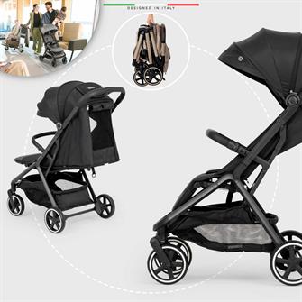 Elele Cabina Kabin Tipi Bebek Arabası Siyah