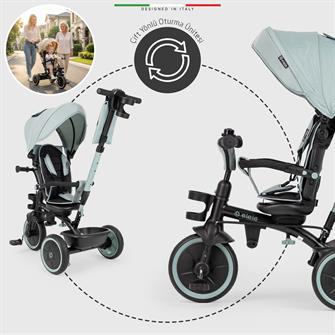 Elele Fertile 6in1 Ebeveyn Kontrollü 3 Tekerlekli Çocuk Bisikleti Çift Yönlü Yeşil