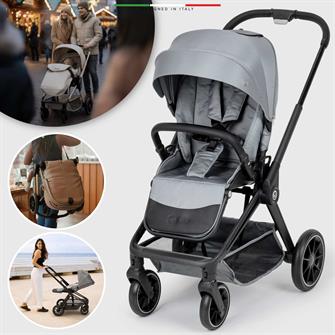 Elele Firenze Çift Yönlü Bebek Arabası Gri