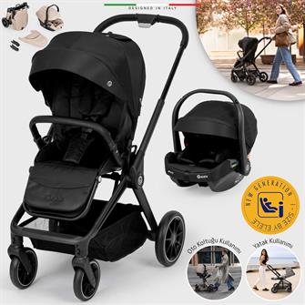 Elele Firenze Travel Sistem Bebek Arabası Siyah