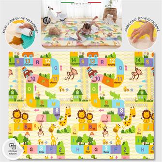 Elele Game Road Katlanabilir Oyun Matı Oyun Halısı 150x200x1 Cm XFD111 Game Road