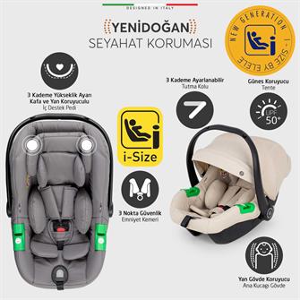 Elele Liberta Travel Sistem Bebek Arabası Bej