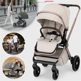 Elele Milazzo Premium Çift Yönlü Bebek Arabası Bej