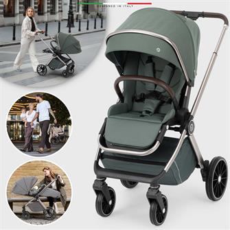 Elele Milazzo Premium Çift Yönlü Bebek Arabası Yeşil