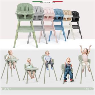 Elele Misto 2 4in1 Bebek Mama Sandalyesi ve Mama Oturağı İç Pedli Yeşil