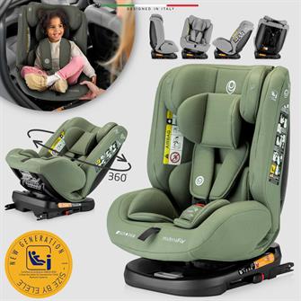 Elele ModenaFix 2 360° Dönen I-Size Oto Koltuğu İsoFix 40-150 CM 0-36 KG Yeşil