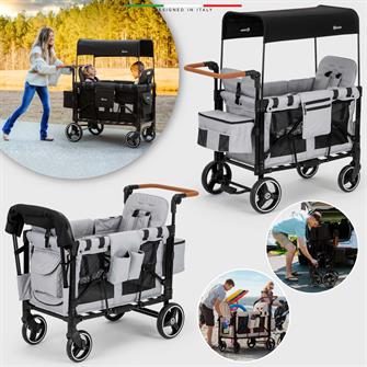 Elele Montagna XL Vagon Bebek Arabası Gri