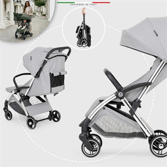 Elele Nuvola Kabin Tipi Bebek Arabası Gri