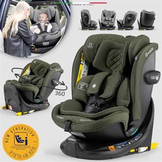 Elele RitornoFix 360° Dönen I-Size Oto Koltuğu İsoFix 40-150 CM 0-36 KG Yeşil