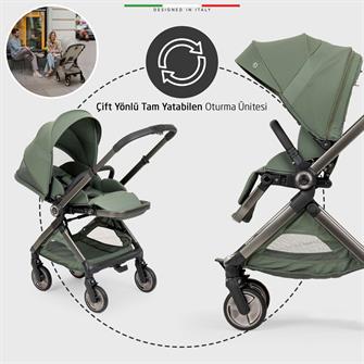 Elele Rotabile Premium Çift Yönlü Bebek Arabası Yeşil