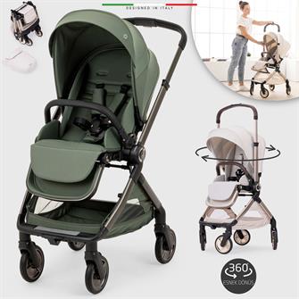 Elele Rotabile Premium Çift Yönlü Bebek Arabası Yeşil