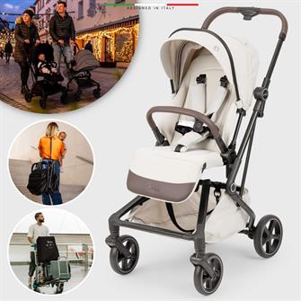 Elele Rotativo Çift Yönlü Kabin Tipi Bebek Arabası Bej