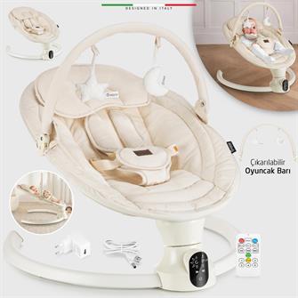 Elele Sette Elektrikli Otomatik Sallanan Ana Kucağı Bej