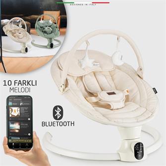 Elele Sette Elektrikli Otomatik Sallanan Ana Kucağı Bej