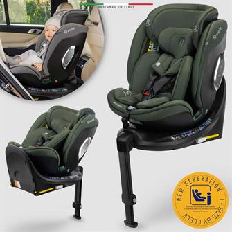 Elele StradaFix 360° Dönen I-Size Oto Koltuğu İsoFix 40-150 CM 0-36 KG Yeşil