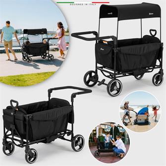 Elele Terreno Vagon Bebek Arabası Siyah