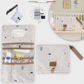 EleleLife Bebek Bakım Organizer Çantası Marla Bej