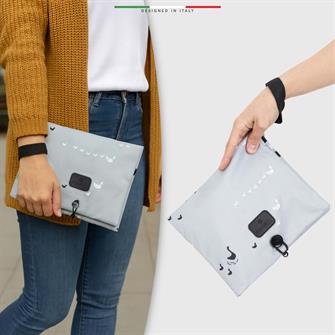 EleleLife Bebek Bakım Organizer Çantası Cigno Gri