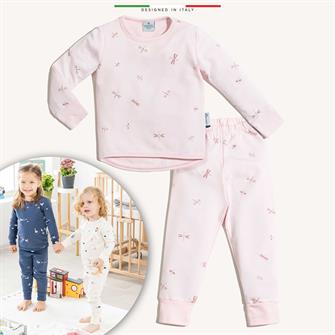 EleleLife Bebek Çocuk Pijama Takımı 1 Tog Pembe Sanno