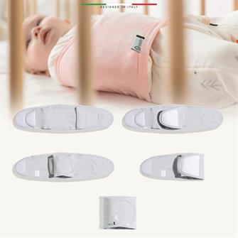 EleleLife Bebek Kundak Kemer Yenidoğan Gri Pato