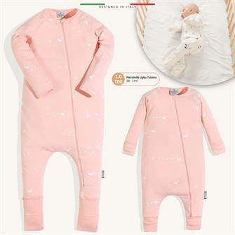 EleleLife Mevsimlik Çoçuk/Bebek Uyku Tulumu 1 Tog Pudra Pato