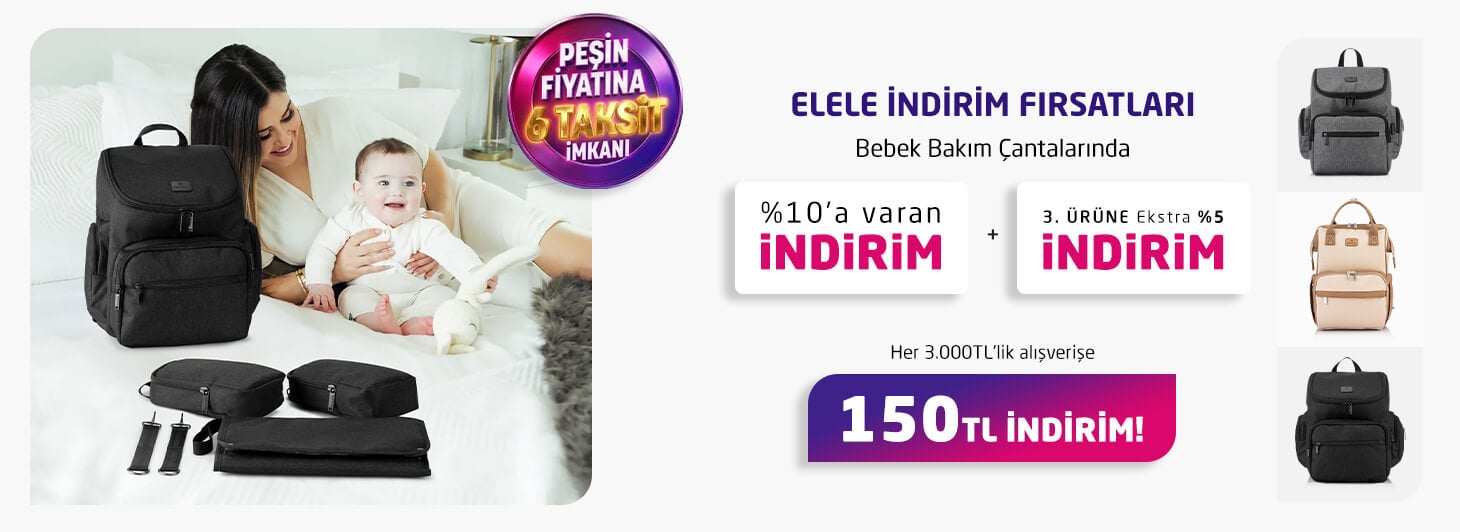 bebek bakım çantaları