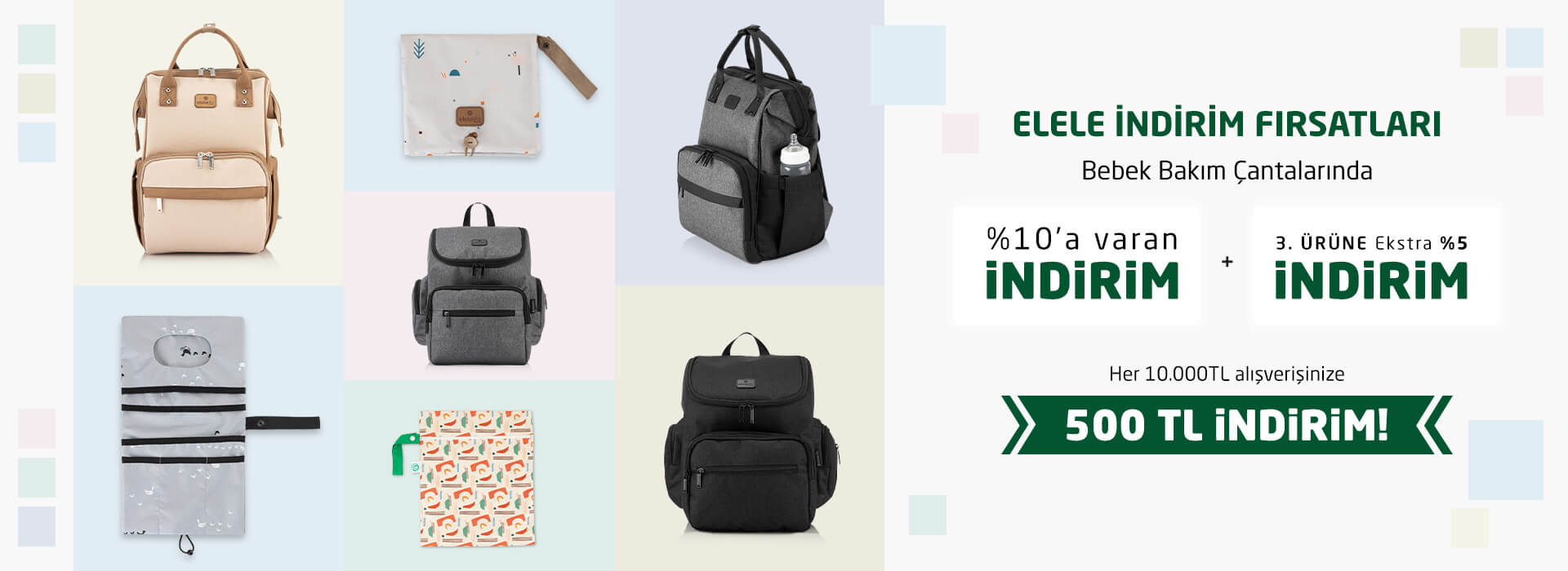 Bebek Bakım Çantaları