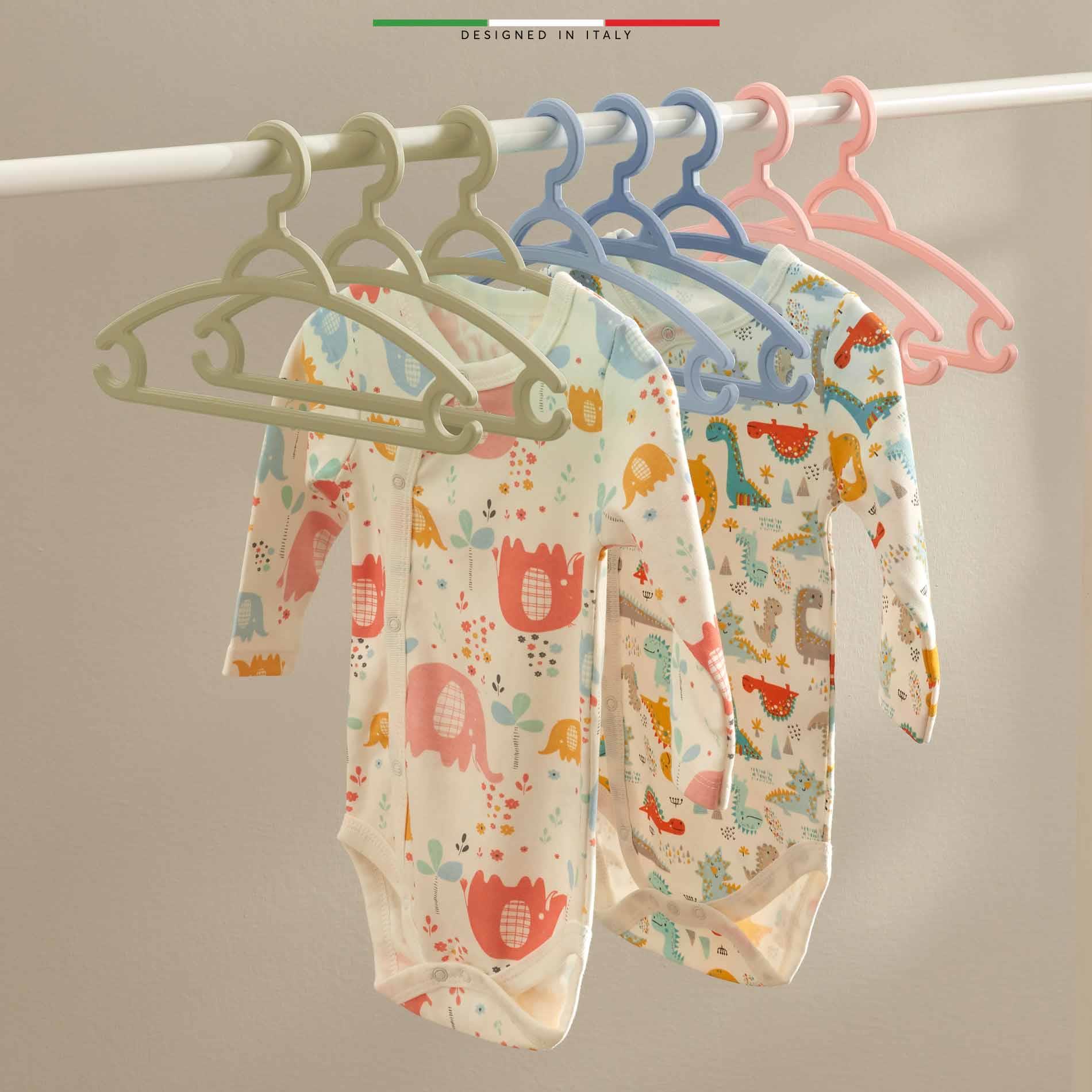 Elele Bebek Giysi Askısı Çocuk Elbise Askısı 6 Adet Krem - Elele Baby