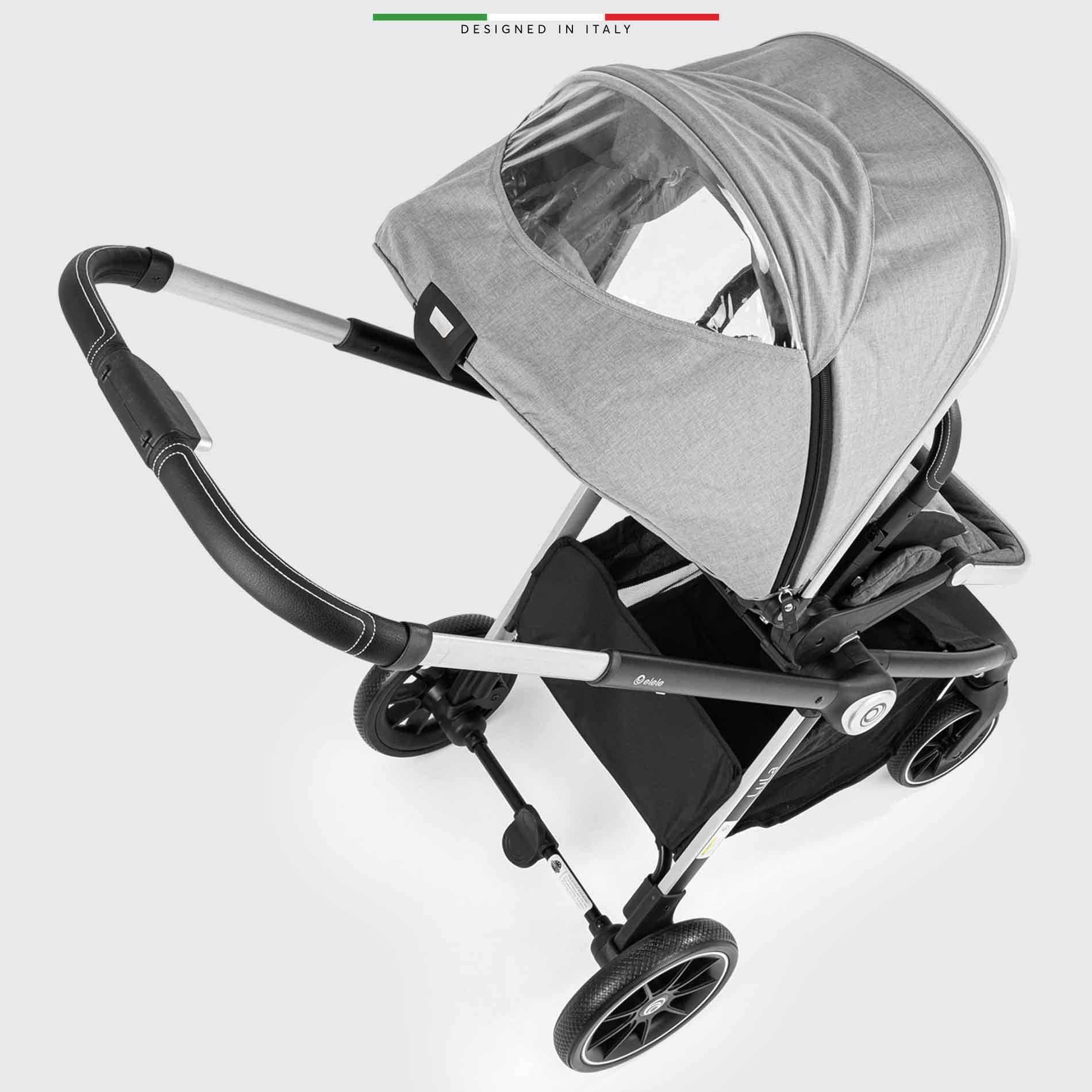 Elele Lula Travel Sistem Bebek Arabası Gri-Siyah