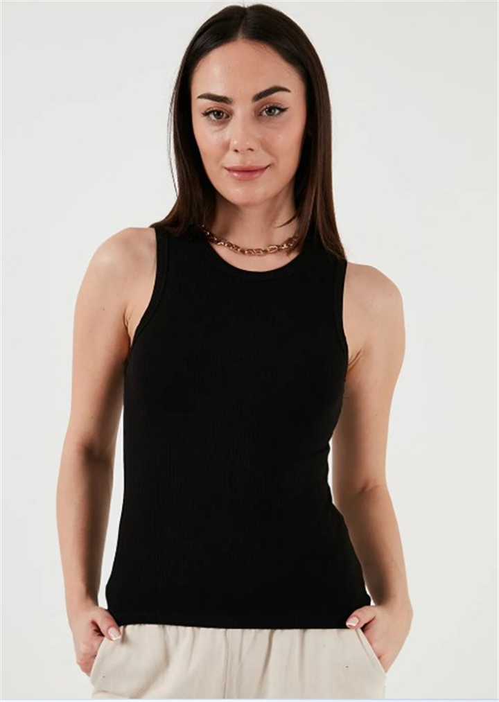 Crop Atlet Siyah | Fashion Friends