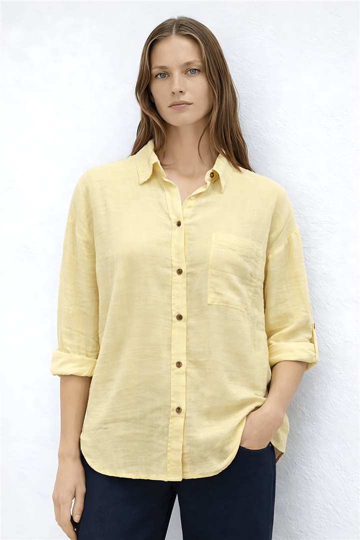 Gömlek Sarı | Fashion Friends