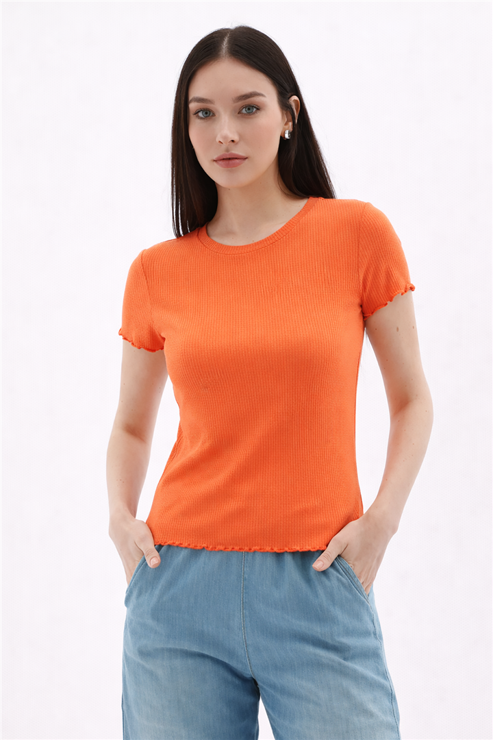 Kısa Kollu T-Shirt Coral | Fashion Friends