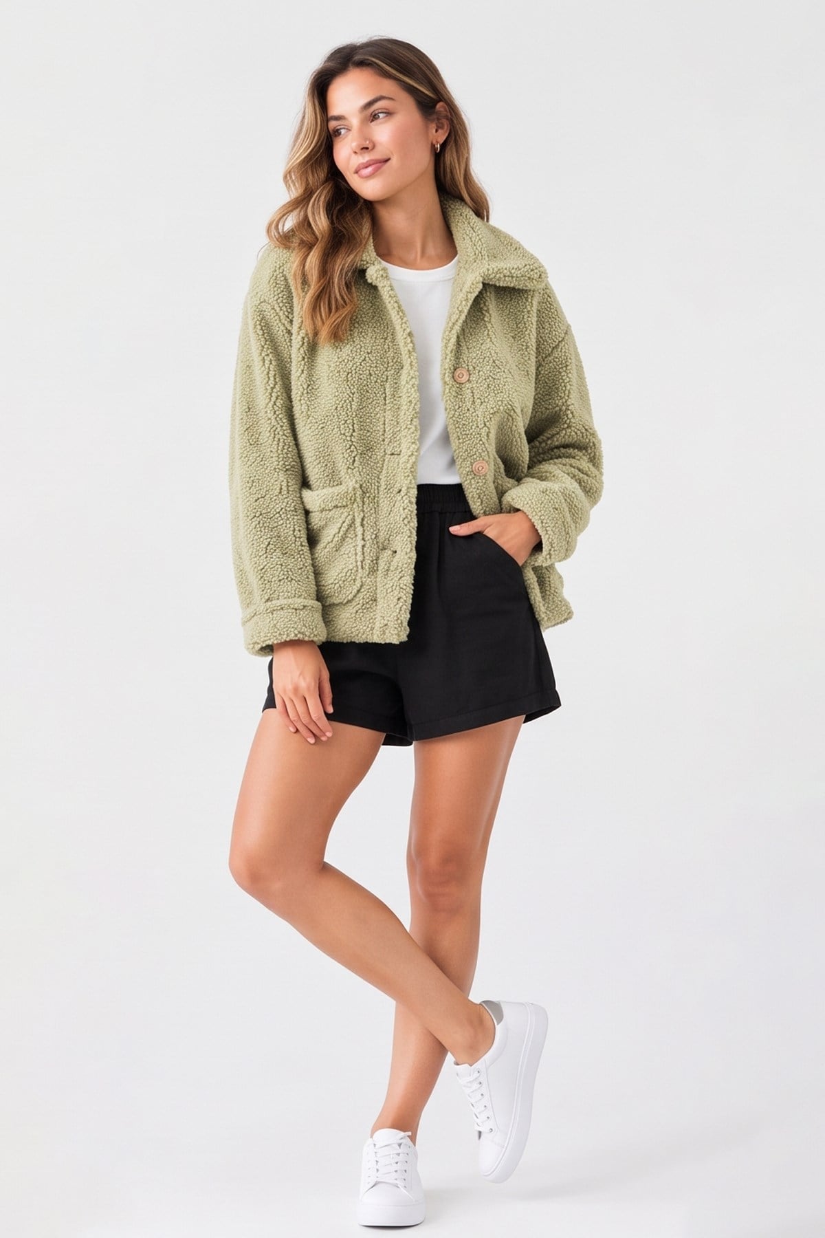 Peluş Ceket Çağla | Fashion Friends