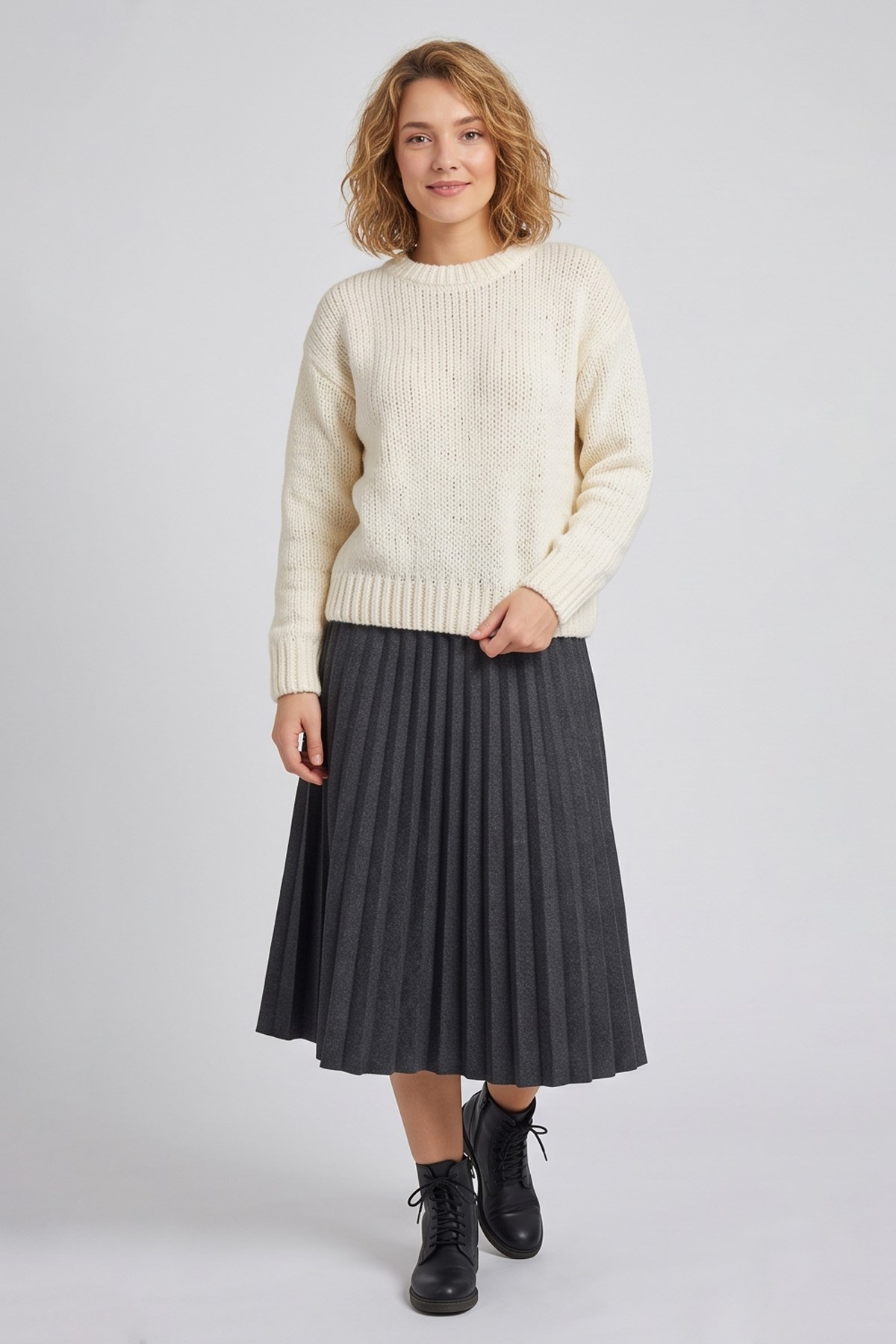 Şönil Kazak Ekru | Fashion Friends