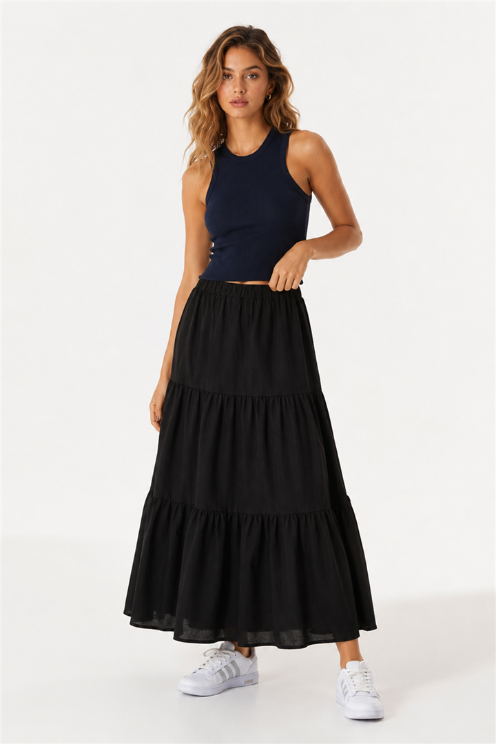 Uzun Etek Siyah | Fashion Friends
